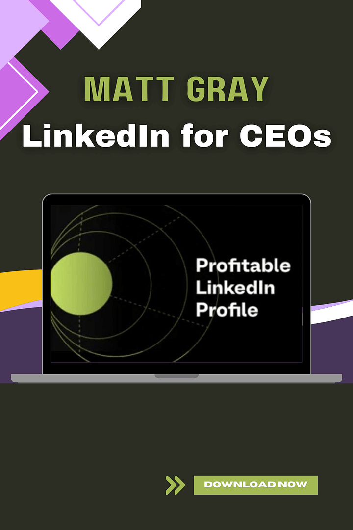 Matt Gray – LinkedIn for CEOs Course