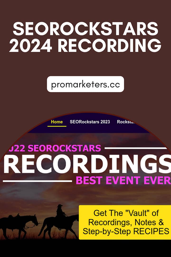 Dori Friend – SEORockstars 2024 Recording