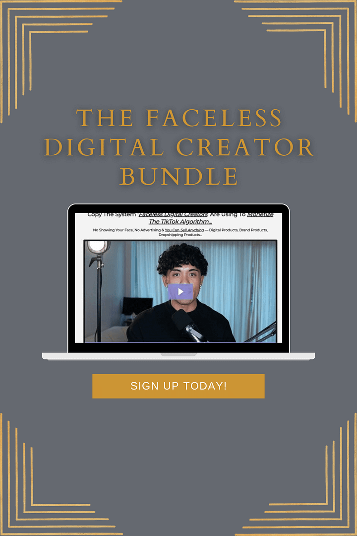 The Faceless Digital Creator Bundle