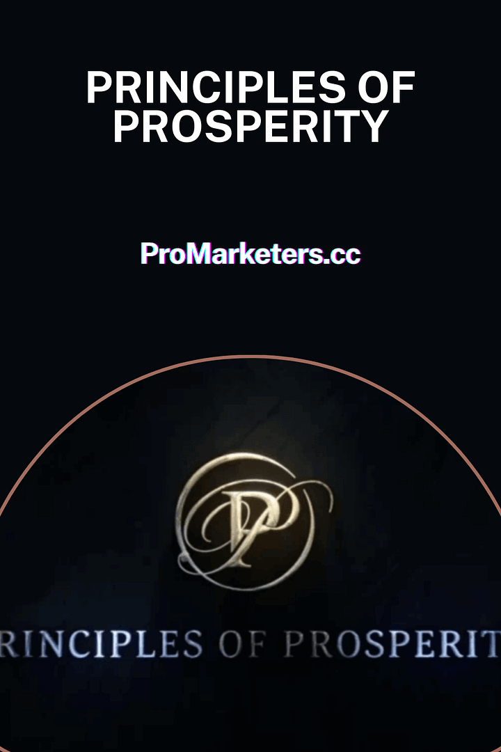 Bob Proctor - Principles of Prosperity