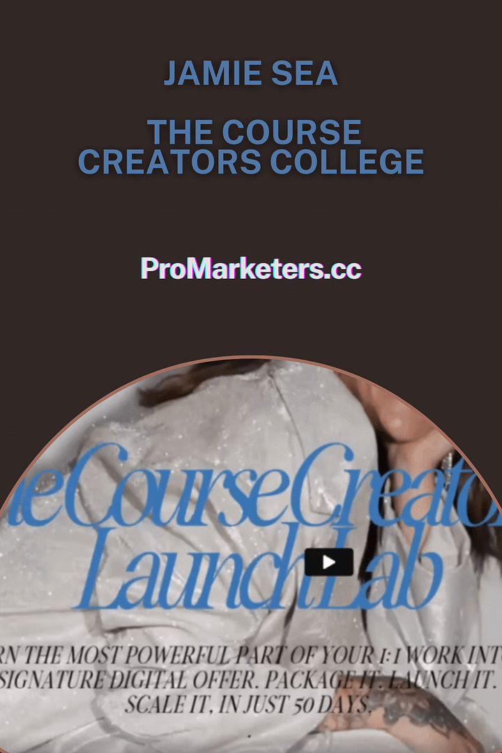 Jamie Sea – The Course Creators College